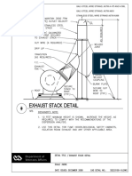 # Exhaust Stack Detail: (17.8 M/S) Outlet Velocity