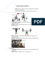 Capacidades Físicas Condicionales