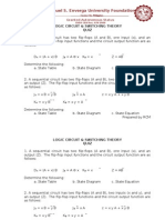 Manuel S. Enverga University Foundation: Logic Circuit & Switching Theory Quiz