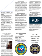 33 Naval Diving and Salvage Training Center (NDSTC) Tri-Fold PDF