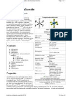 Tungsten Hexafluoride: Tungsten (VI) Fluoride, Also Known As Tungsten Hexafluoride, Is The Inorganic