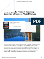 Business Model Canvas - Definition, Benefits, and Examples How To Build A Product Road Map PDF