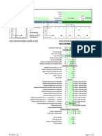 Prestressed, Post-Tensioned Concrete Section (ACI 318-08)