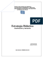 Estrategia Didáctica (Seriación, Clasificación-Upel)