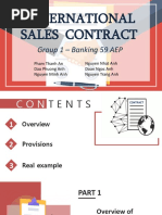 International Sales Contract