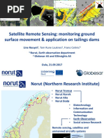 Satellite Remote Sensing: Monitoring Ground Surface Movement & Application On Tailings Dams