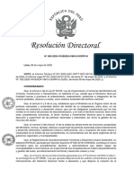 Resolución Directoral Que Aprueba Guía