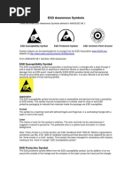 ANSI ESD S8.1 Symbols, ESD Awareness