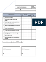 Checklist Martillo Demoledor