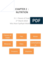 Science Form 2 Chapter 2 Classes of Food