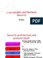 Cryptography and Network Security: Ipsec