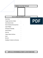 Curriculum Vitae: Data Pribadi/Personal Data