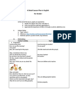 Lesson Plan WRITING-GRADE 1