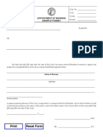 Print Reset Form: Appointment of Warning Order Attorney