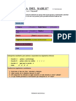DANZA Del SABLE (Análisis)
