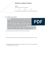 Tarea Competencial 5. Números Decimales