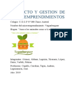 Proyecto y Gestion de Microemprendimientos