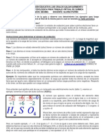 Actividad Números de Oxidación