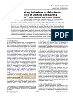 Compliant Leg Behaviour Explains Basic Dynamics of Walking and Running