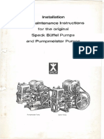 Speck Pump Installation and Maintenance Instructions