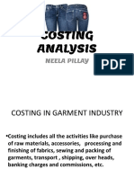 Costing Analysis: Neela Pillay