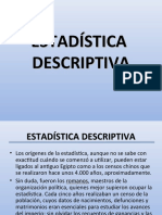 ESTAD+ìSTICA DESCRIPTIVA