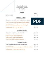 Curación Esotérica Indice Resumido