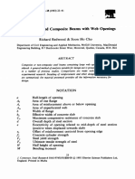 Design of Steel and Composite Beams With Web Openings