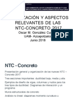 01 Organizacion Aspectos Relevantes NTC Concreto 2017 PDF