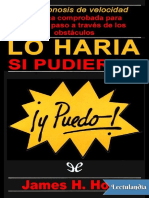 Lo Haria Si Pudiera y Puedo - James H Hoke