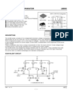 Dual Voltage Comparator LM393: Features