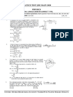 Day-10 Practice Test Jee Main 2020