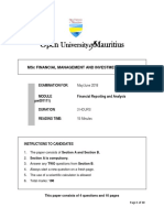 Financial Reporting and Analysis (OUpm001111)