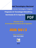 UTN - Artículos de Las III Jornadas de La Ingeniería PDF