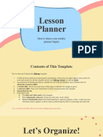 Lesson Planner: Here Is Where Your Weekly Planner Begins