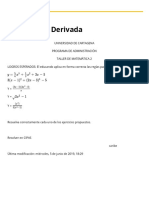 FB15201-012-G1 - Taller Sobre Derivada