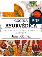 Cocina Ayurvédica. Recetas Fáciles Llenas de Energía y Armonía