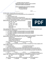 Bachelor of Science in Accountancy Aec14-Conceptual Framework and Accounting Standards Midterm Examination