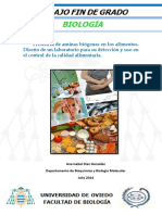 Aminas Biogenas en Los Alimentos Ingeneria de Alimentos PDF