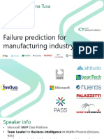 Andrea Martorana Tusa: Failure Prediction For Manufacturing Industry