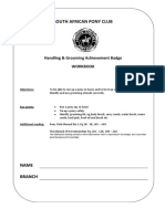 Handling Grooming Workbook