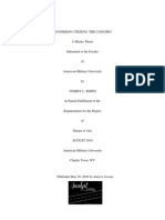 Sovereign Citizens - The Concern (Master's Thesis) by Tommy L Smith