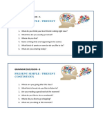 Present Simple Continuous - Discussion