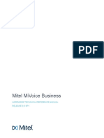 Mitel Mivoice Business: Hardware Technical Reference Manual Release 9.0 Sp1