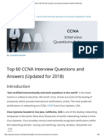 Top 60 CCNA Interview Questions and Answers (Updated For 2018) - Networking