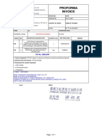 Proforma Invoice: US$4,620.00 Total Amount