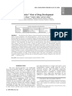 An Omics'' View of Drug Development: Research Commentary