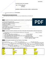 Past Perfect Reading and Grammar Practice