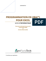 Vba Ege Cours Et Exercice Cri