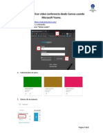 Canvas Microsoft Teams Manual Docentes